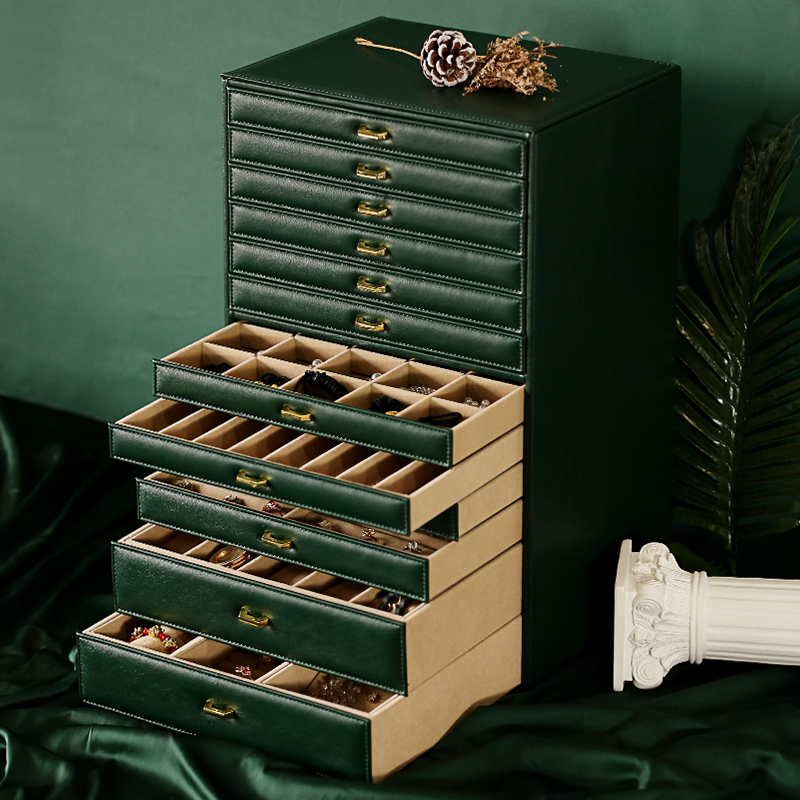 高档12层大容量首饰饰品收纳盒