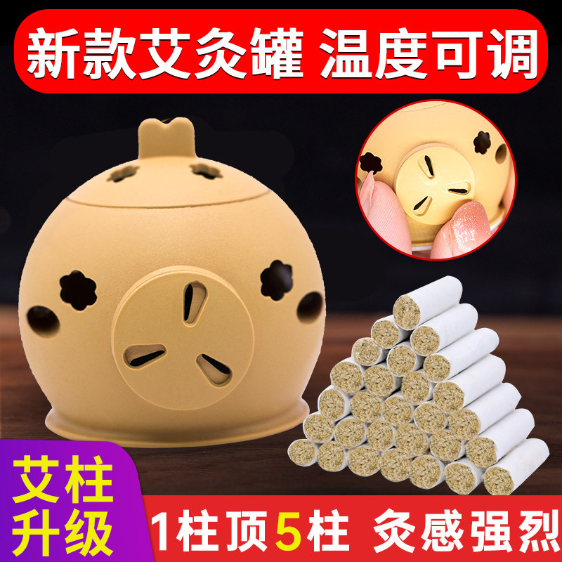 艾灸壶艾灸罐小灸罐家用艾灸器具大全艾灸盒随身灸家用艾灸仪艾柱