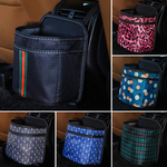 车载垃圾桶汽车清洁收纳袋车用雨伞置物桶车上后排车内折叠垃圾袋