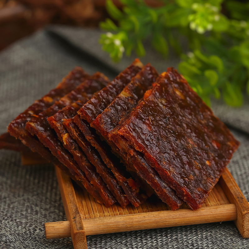 澳门特产 鲜烤熟食牛肉脯小吃香记正宗牛肉干大片装1000g送礼零食