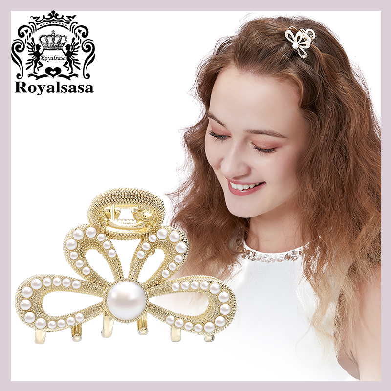 抓夹皇家莎莎合金、仿珍珠日韩