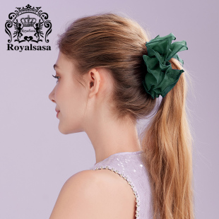 皇家莎莎头花发饰丸子头盘发器发圈发绳扎头发皮套头绳头饰大肠圈