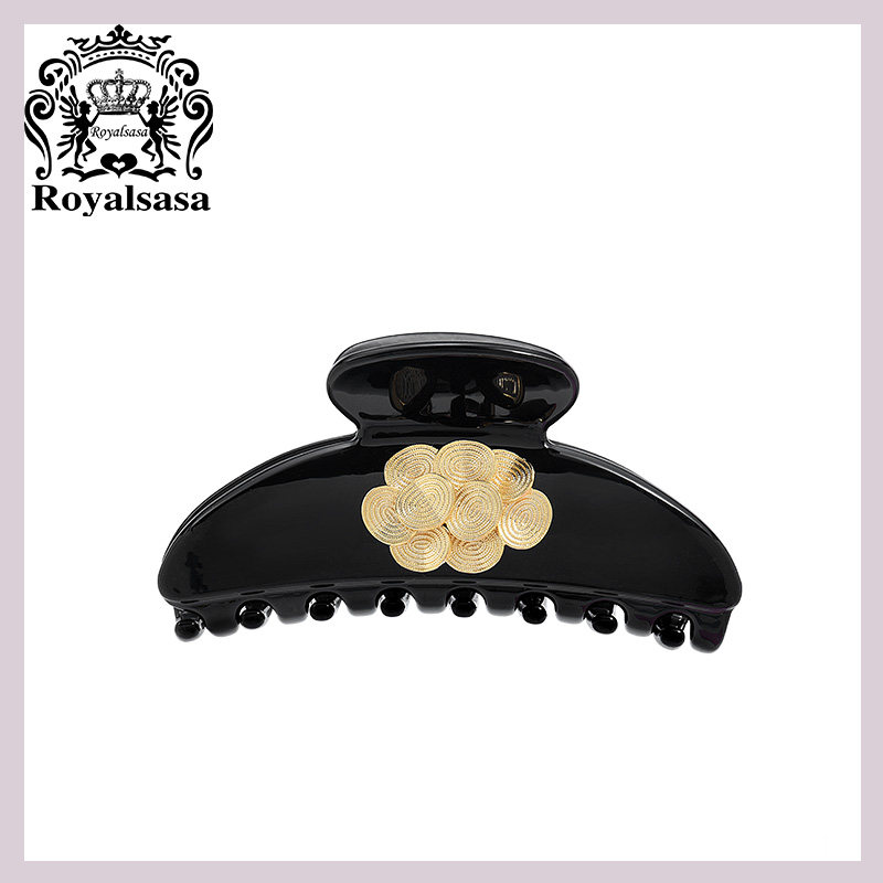 皇家莎莎金色复古抓夹祥云纹发抓子后脑勺半扎发盘发夹子发夹头饰,饰品/流行首饰/时尚饰品新,发饰,淘宝优惠券,粉丝福利购,淘宝优惠卷