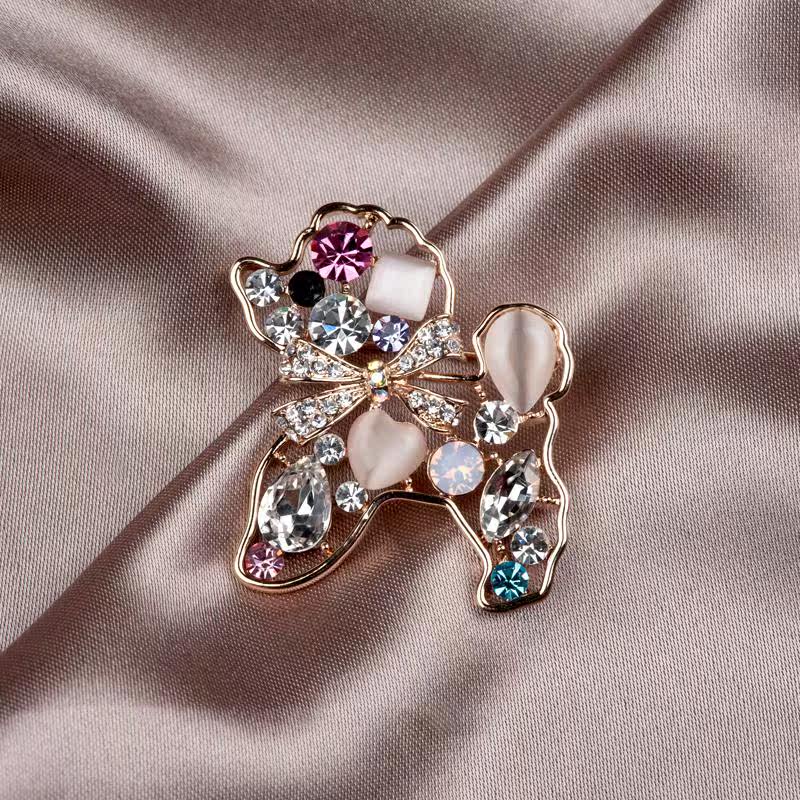 Broche femme ROYA L SASA en cristal artificiel - Ref 1178856 Image 4