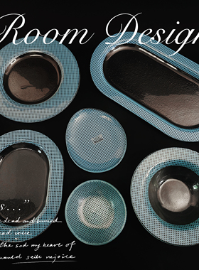 【小ki专属】黄色多巴胺玻璃餐盘沙拉盘甜点盘 家用餐盘