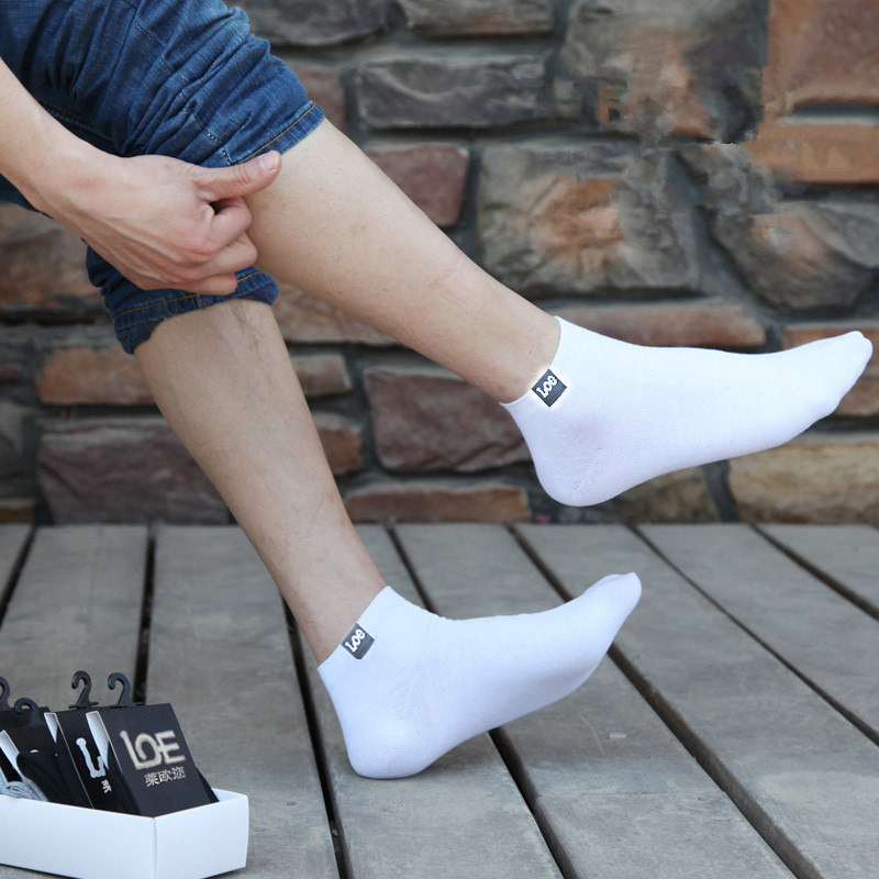 10双5双装袜子男秋季厚款运动袜