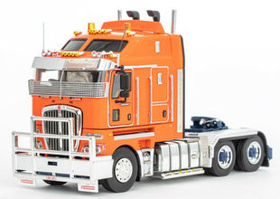 Drake德雷克卡车模型车模 Z01410肯沃斯K200原动机卡车 橙色