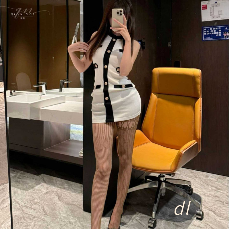 芊奈情趣丝袜蕾丝灰色美式镂空网