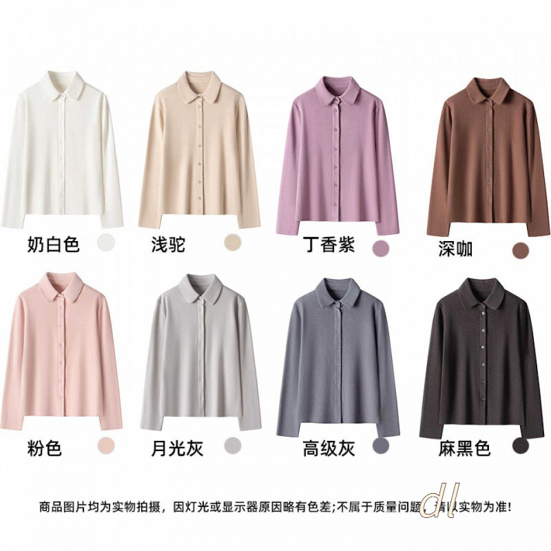 秋冬加绒加厚保暖衬衫女士双面德