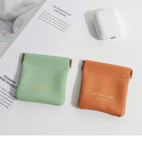 便携口红包化妆包耳机数据线收纳包弹片包自动闭合首饰数码包定制