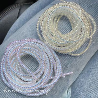 手机数据线缠绕保护绳适用于苹果华为OPPO小米vivo充电弹簧防折断