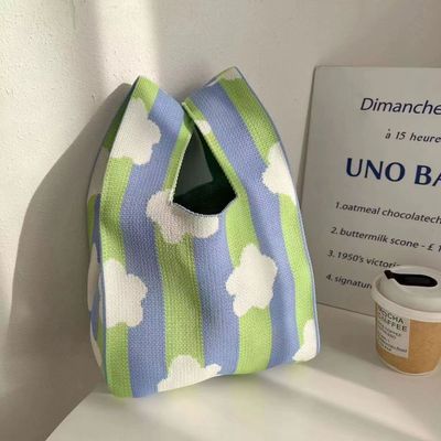 出门上班针织包手腕包遛娃小拎包