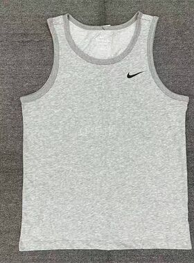 正品Nike耐克男子夏季开学季圆领无袖运动休闲打底背心 AR6070
