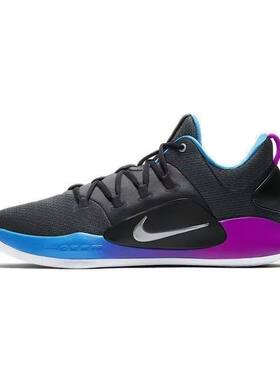 正品NIKE耐克男子篮球鞋Hyperdunk low黑彩虹缓震运动鞋AR0465