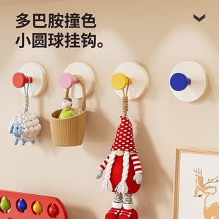 多巴胺挂钩浴室粘贴挂勾厨房门后挂件强力承重免打孔宿舍神器家用