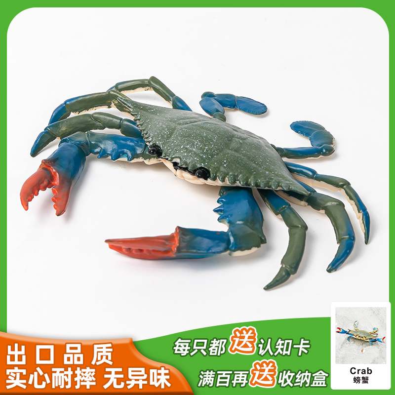 螃蟹实心工艺无异味早教认知