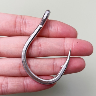 奥金SJ41慢摇铁板钩镀锡海钓路亚高碳钢钩马鲛鲅鱼船钓粗条大物钩