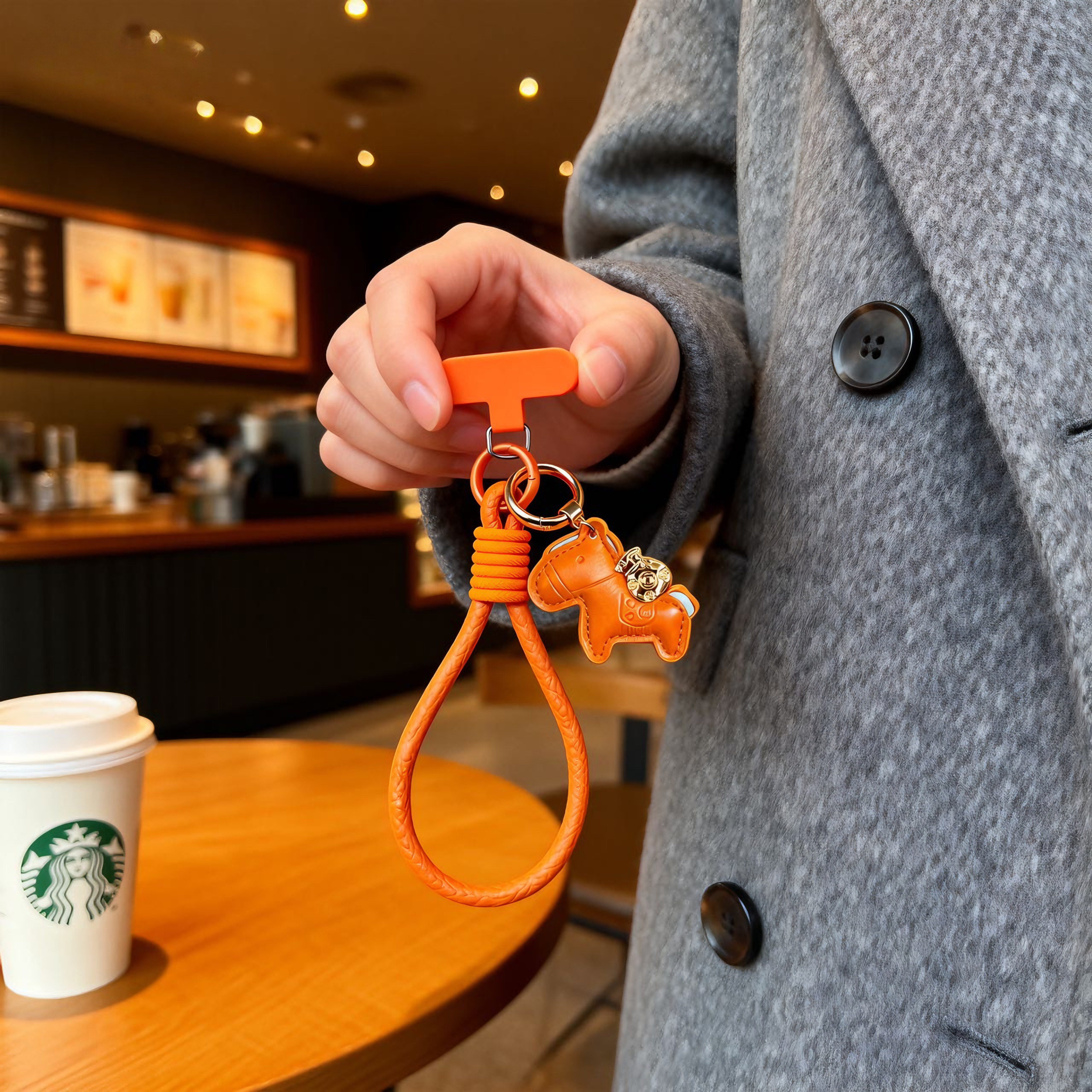 超好看独特手机挂绳本命年手机链马年手机挂件马上有钱挂饰挂手腕