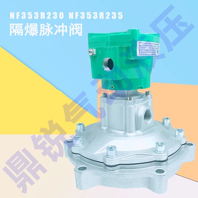 绿头隔爆脉冲阀 NF353A044 不锈钢除尘隔爆阀 WSNF353A044