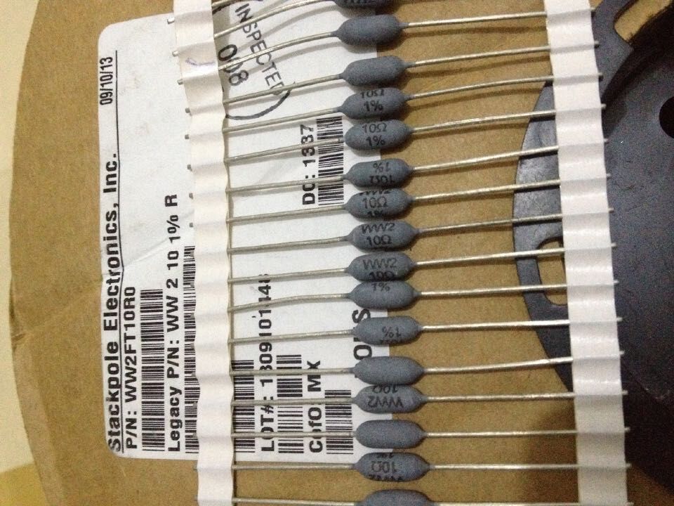 WW2FT10R0 WW2系列 1.5W 10R  1%  防潮 绕线电阻器