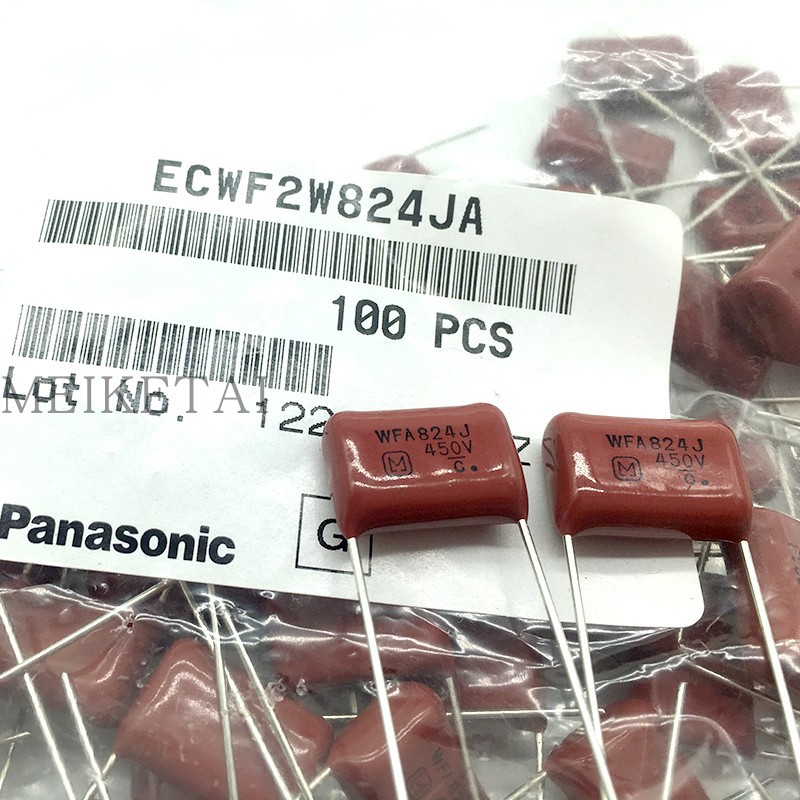 ECWF2W824JA  薄膜电容器 450V0.82uF 5% MPP 15mm 松下Panasonic