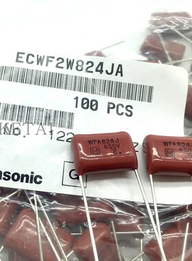 ECWF2W824JA  薄膜电容器 450V0.82uF 5% MPP 15mm 松下Panasonic