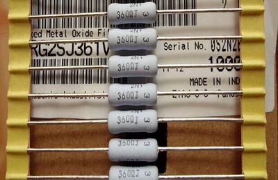 ERG-2SJ361V  金属氧化物电阻器   360Ohms 2W 5% 松下原装现货