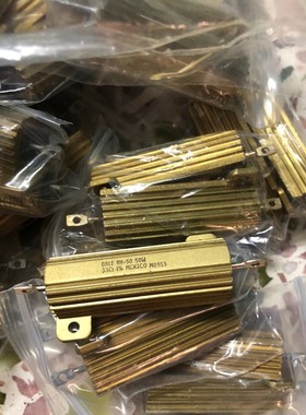 美国VISHAY DALE RH-50 50W  33R 33欧 1% 全新原装铝壳绕线电阻