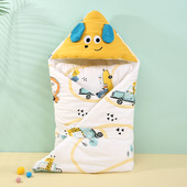 包被睡袋二合一秋冬季 初新生婴儿可爱加棉被子两用宝宝防惊跳襁褓