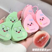 Cappuvini萌趣桃果唇釉 镜面玻璃唇水润显白跨境唇彩显色显白口红