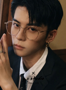 复古金丝边镂空造型ins网红款防蓝光素颜近视平光眼镜框架男女潮