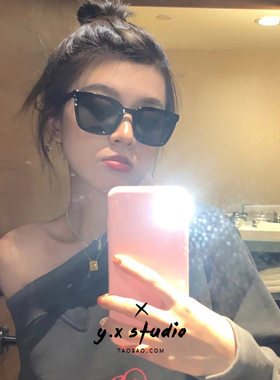 韩版潮牌墨镜女酷网红同款小脸时尚街拍防紫外线方形太阳眼镜ins