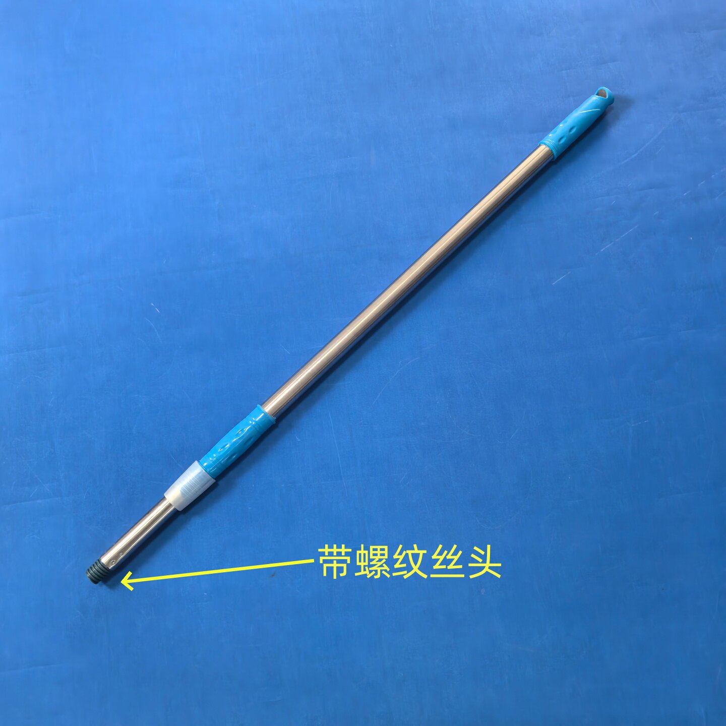 加长不锈钢伸缩杆式洗车刷手柄汽车拖把杆加厚清洁刷杆配件替换