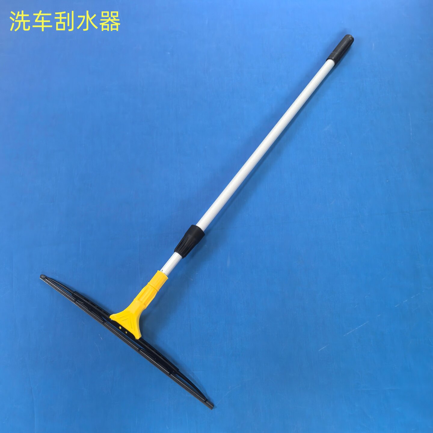 公交车加长厚柄铝合金伸缩洗车刷前挡玻璃车窗刮水器硅胶神器拖把