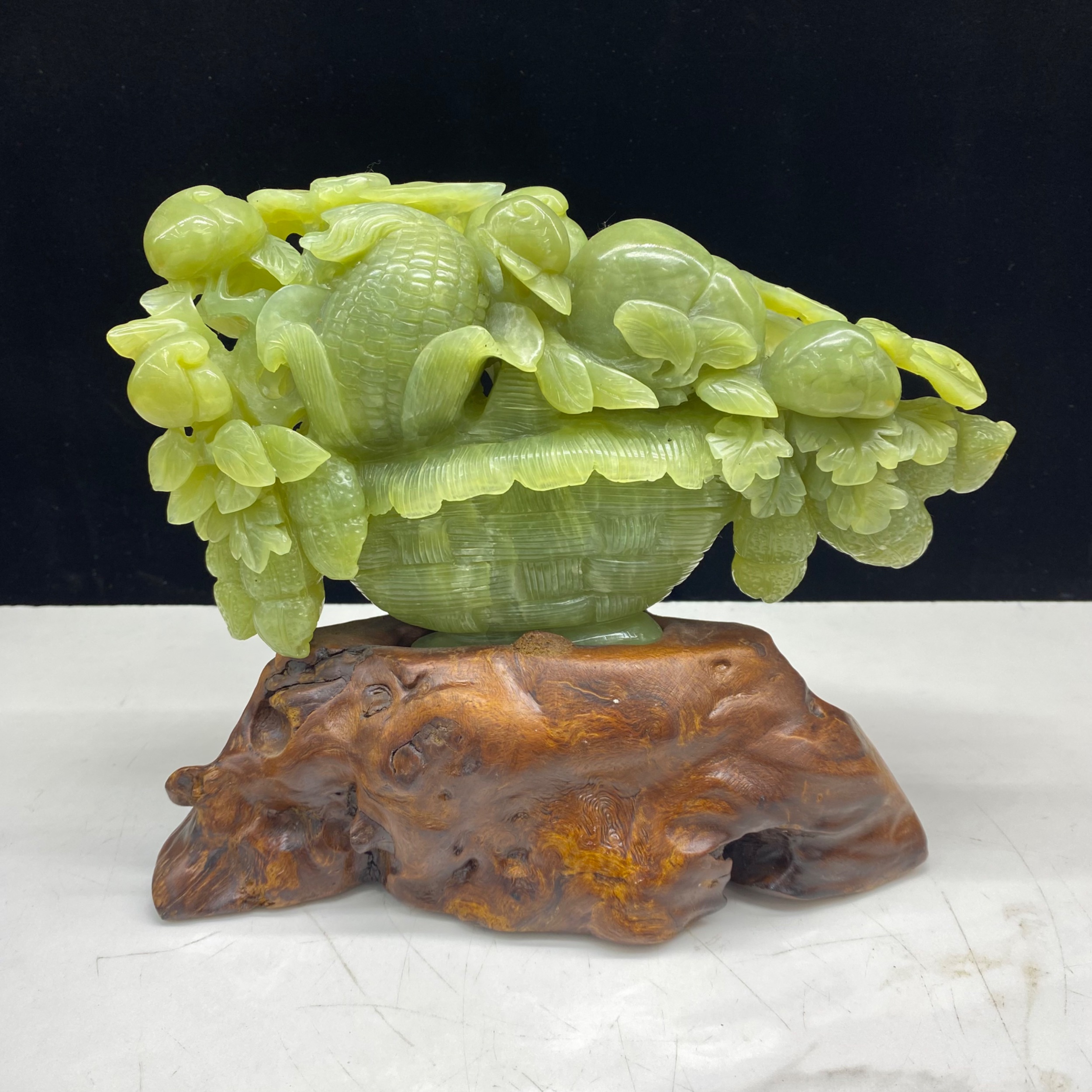 岫玉五谷丰登摆件厂家直销