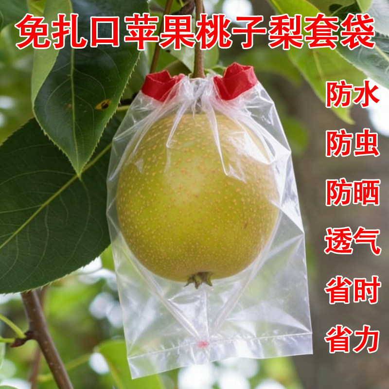 防虫透气苹果自动收口膜袋防水水水果套袋/果袋
