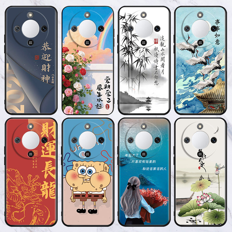 适用于荣耀畅玩50m/40plus/30/20lite手机壳honorx70i/60gt/se批发v40/v10男女power/play10c/8t软套s/9x防摔