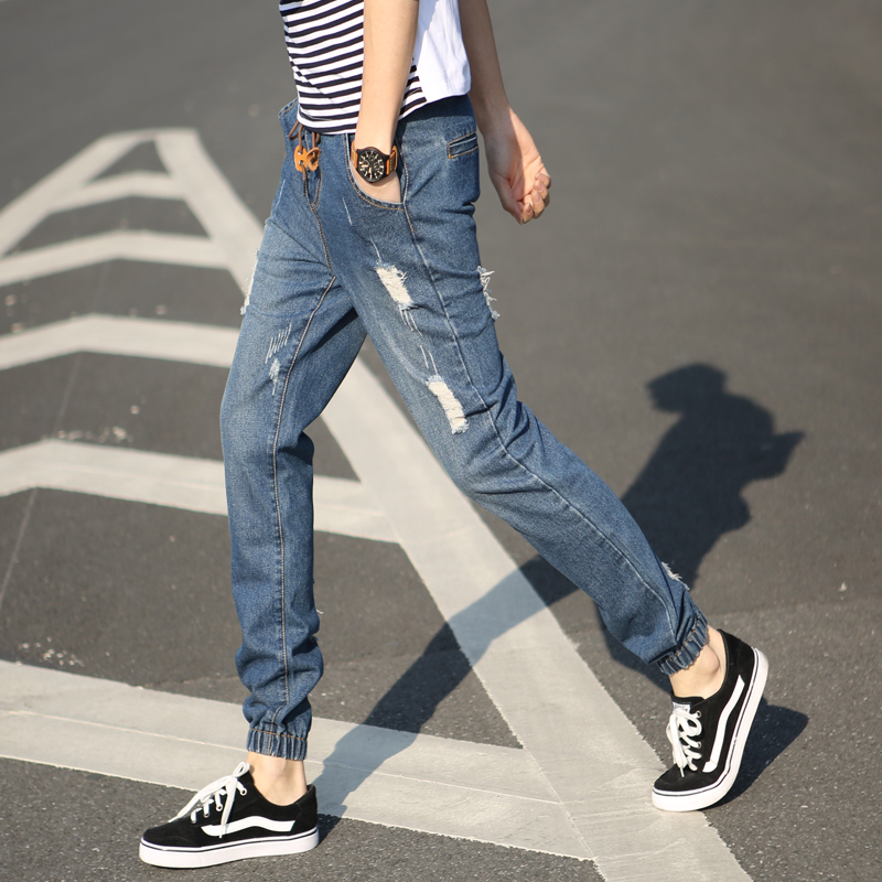 Jeans pour jeunesse pieds Slim pour Quatre saisons - Ref 1466127 Image 4