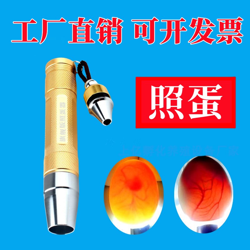 照蛋器 强光孵化专用鸡鸭鹅鹌鹑蛋验蛋神器照蛋灯 充电小型手电筒