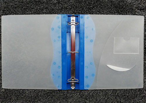 美标lettersize三孔文件夹黑蓝