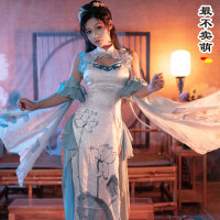 古风旗袍cos服移花宫同人cosplay游戏动漫御姐服装性感女装舞姬