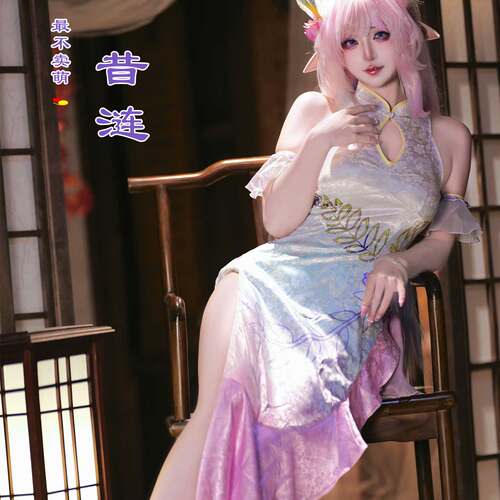 崩坏大昔涟cos服旗袍翁法罗斯