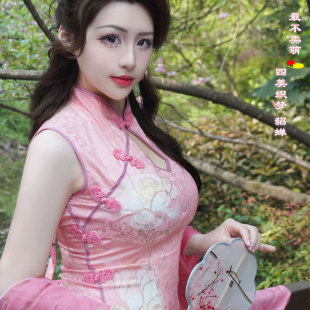 旗袍cos服王者四美织梦貂蝉王昭君杨玉环西施cosplay服装 女性感