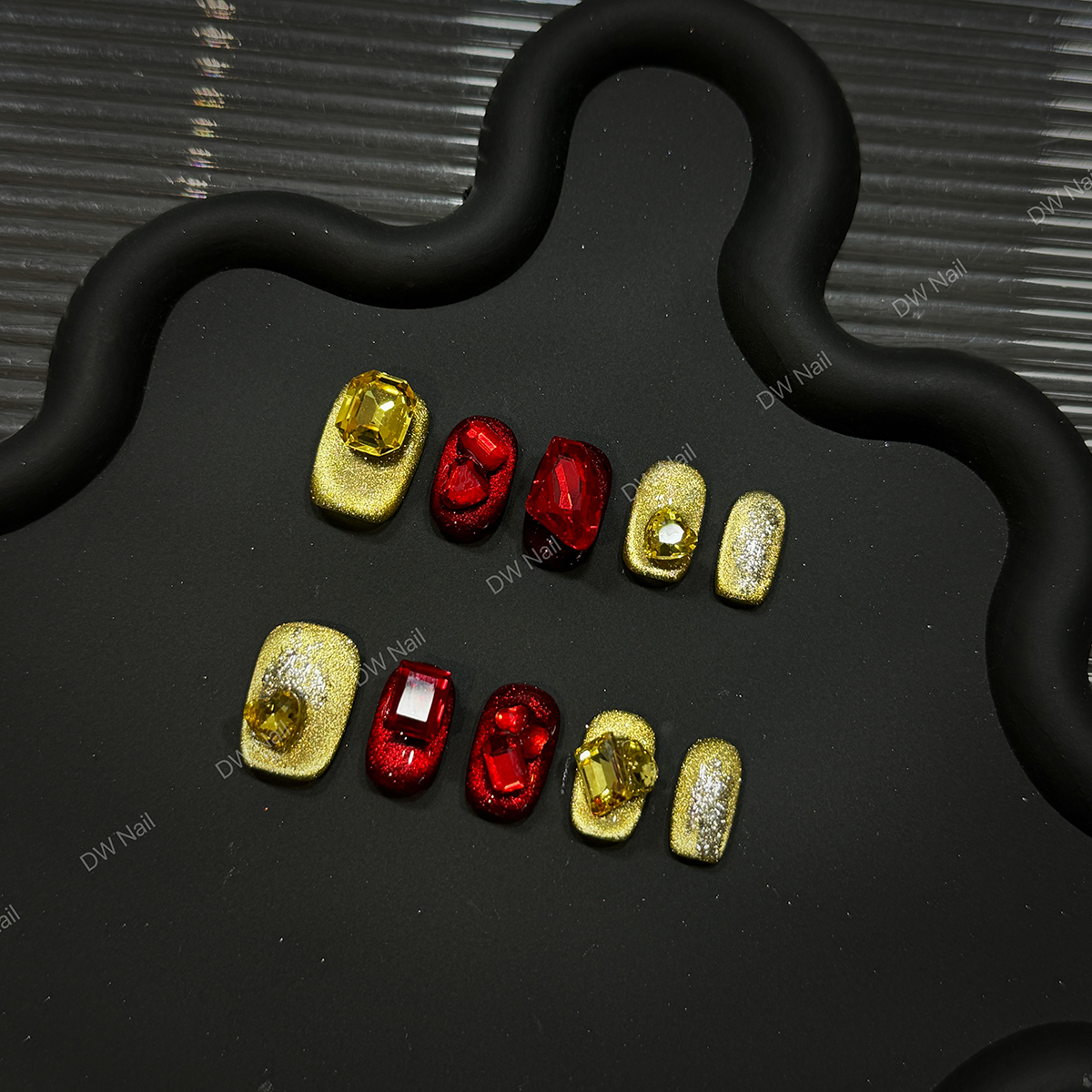 【DW轻奢Nail】 来福  .显手白高级小众穿戴甲美甲假指甲手工定制