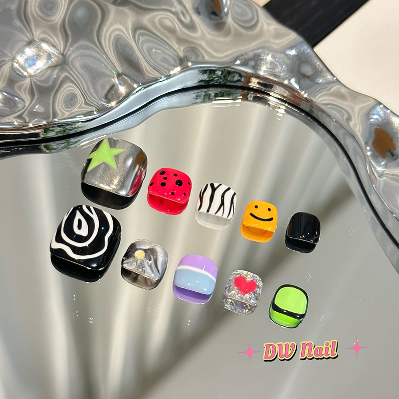 【DW轻奢Nail】夏日脚趾甲 显脚白 高级小众 穿戴甲 美甲 假指甲