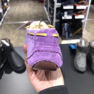 豆豆鞋毛皮一体保暖