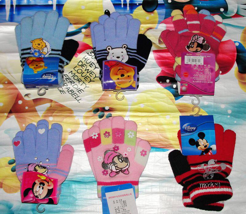 Gants pour fille DISNEY en de laine - Ref 2150360 Image 1