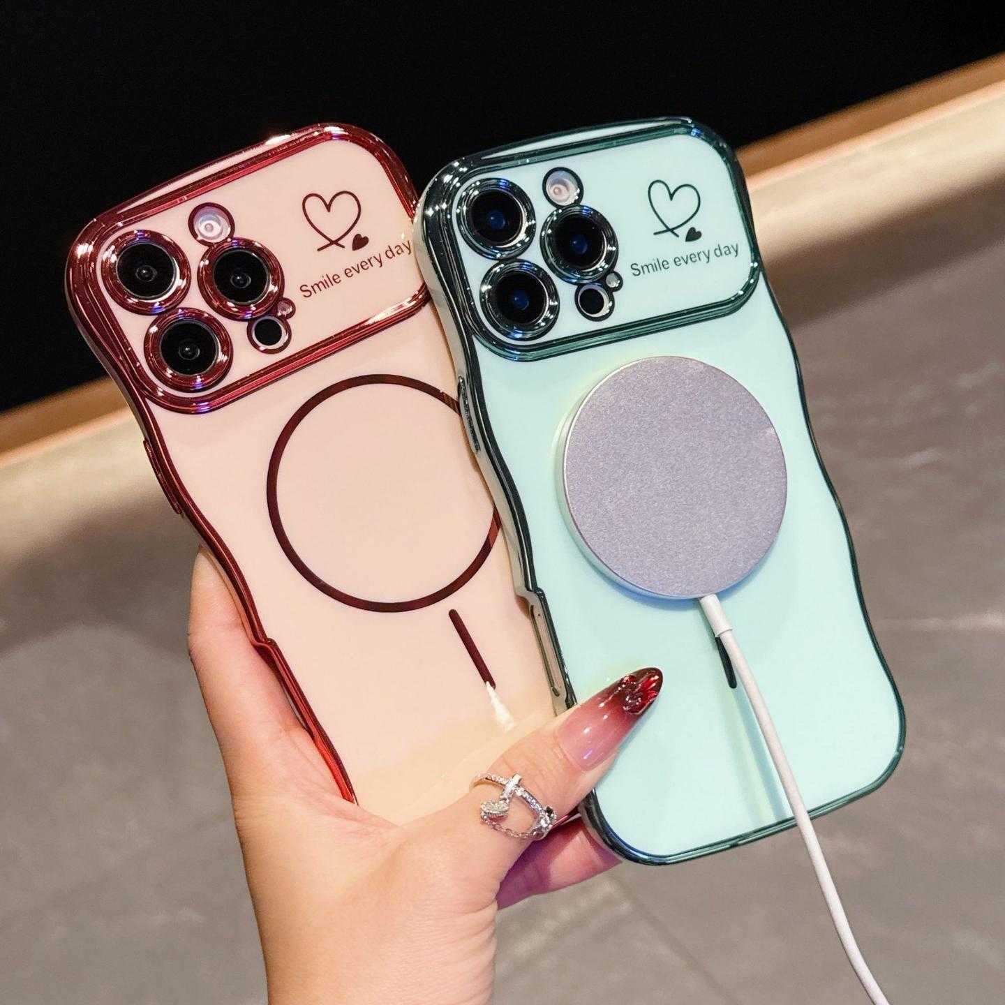 适用iPhone17Pro细圈磁吸手机壳