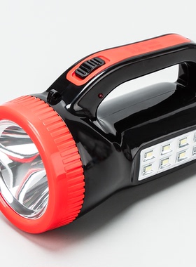 LED充电手提灯强光远射家用可充电户外夜钓保安应急巡逻探照灯