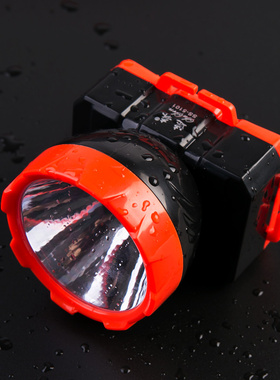 消防专用强光LED头灯户外头灯可充电1W头灯 LED户外用矿灯钓鱼灯